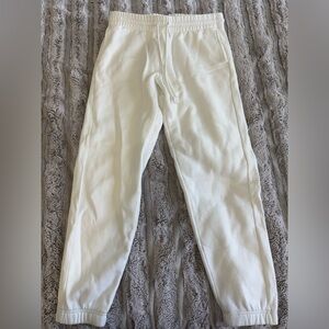 TNA White Sweatpants Relaxed Fit Joggers